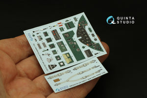 Intérieur coloré imprimé en 3D sur papier décalcomanie pour F4F-4 Wildcat (Trumpeter) de Quinta Studio QD32185, échelle 1/32 – Bild 5