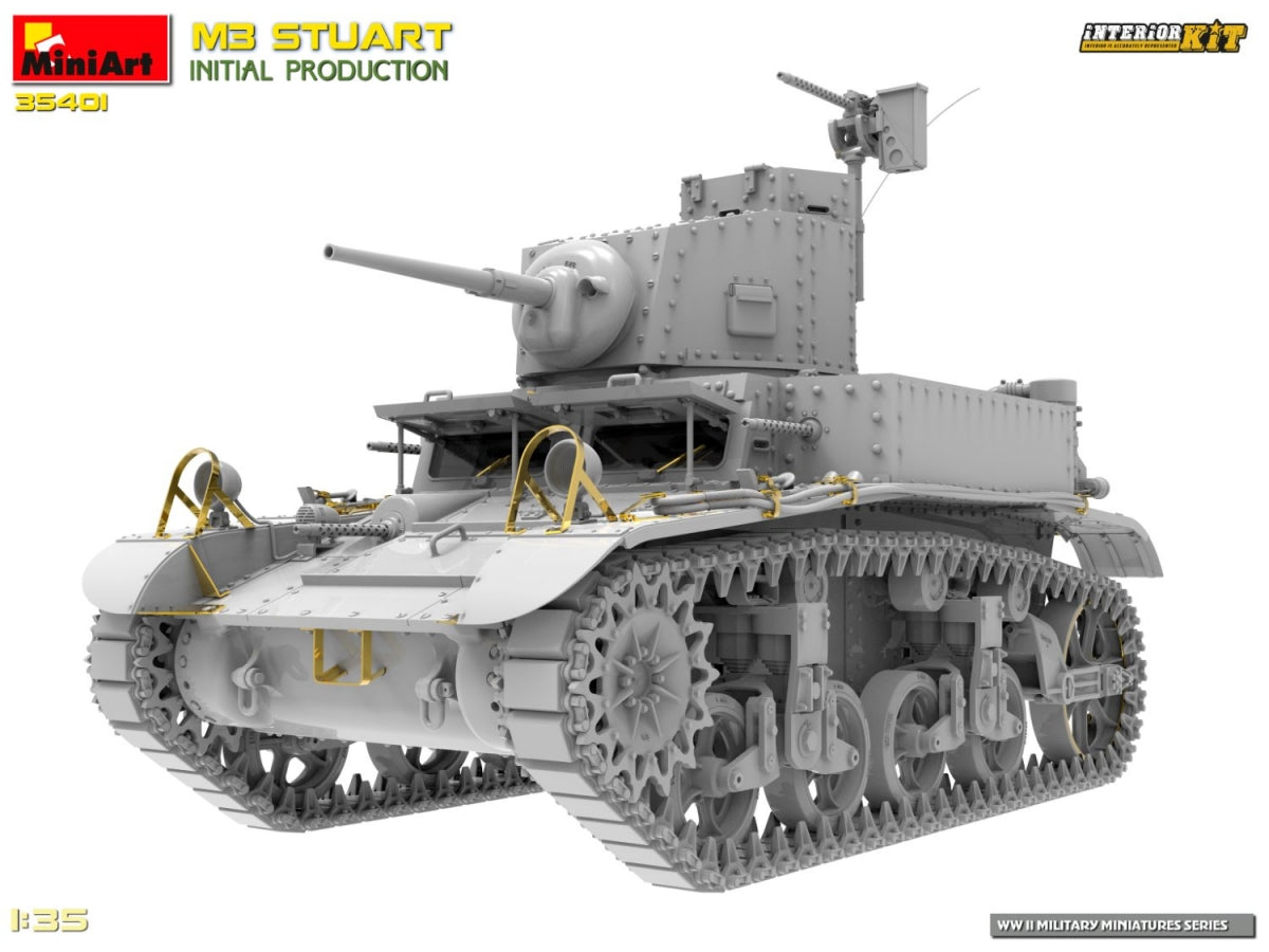 MiniArt 35401 M3 STUART PRODUCTION INITIALE 1/35 – image 3