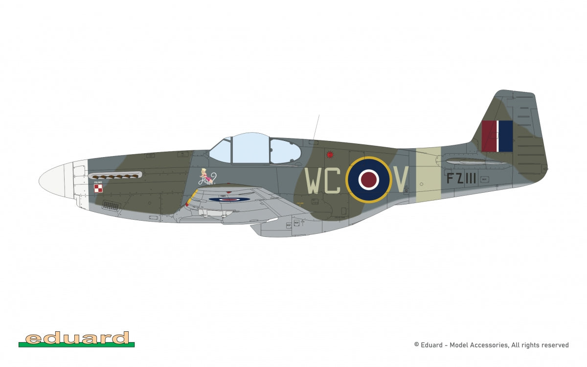 Eduard 82108 P-51B/C Mustang avec aileron dorsal 1/48 – imagen 9