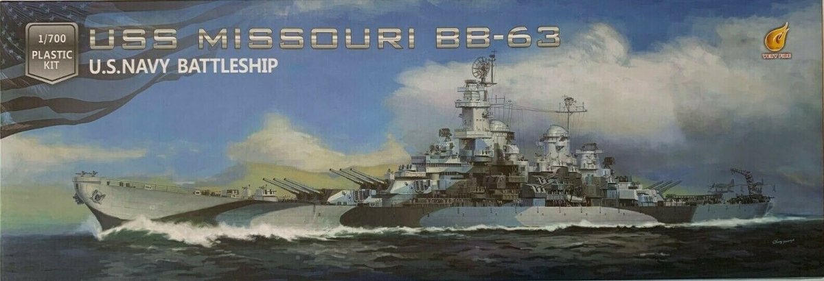 Very Fire VF700909 USS Missouri BB-63 1944/1945 1/700
