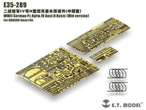 Maquette ET E35-289 Pz.Kpfw.IV Ausf.H Basique (Version intermédiaire) allemand de la Seconde Guerre mondiale pour DRAGON au 1/35 – immagine 2