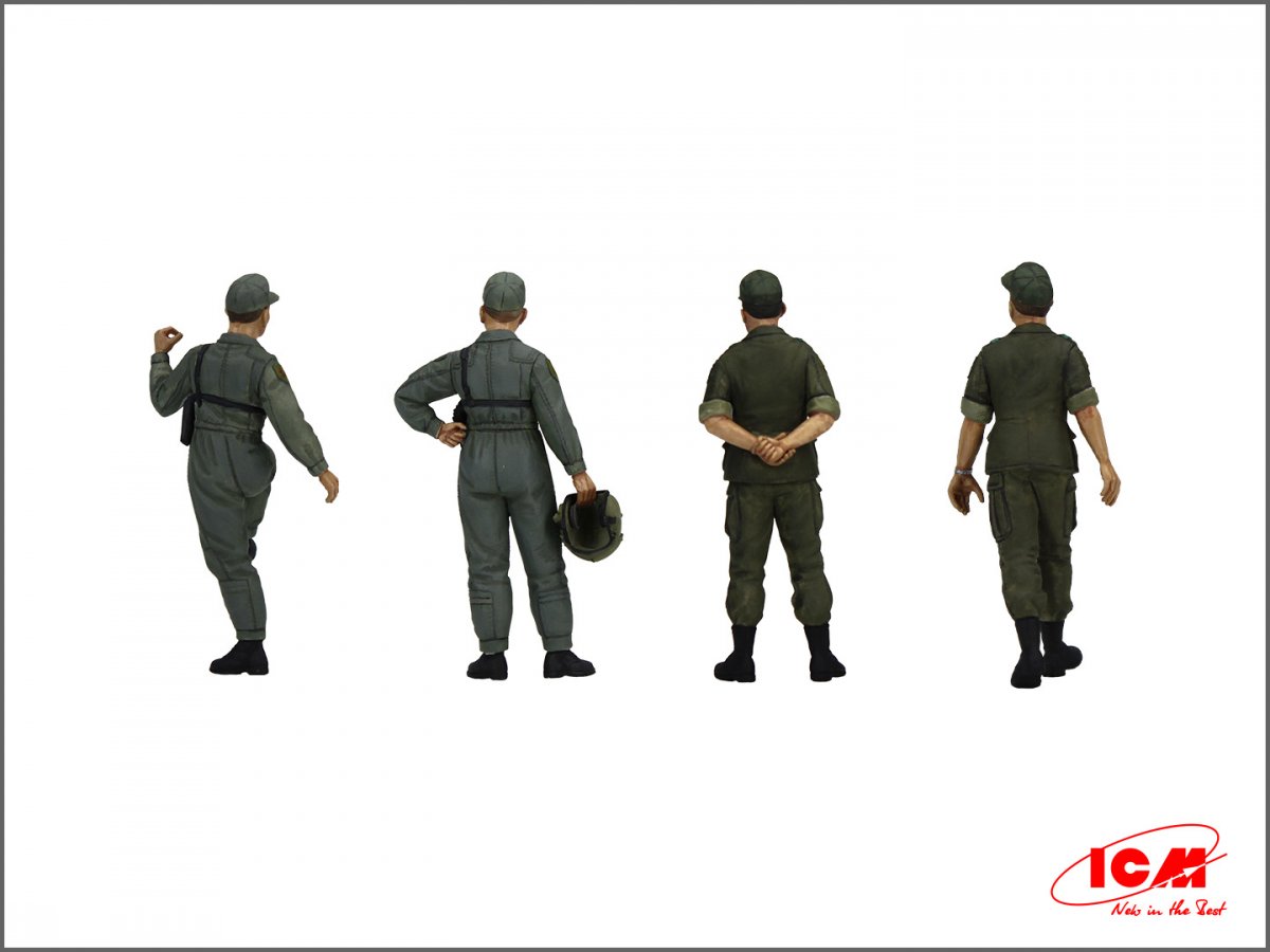 ICM 53101 Pilotes d&amp;#39;hélicoptères américains (années 1960-1970) 1/35  – immagine 8