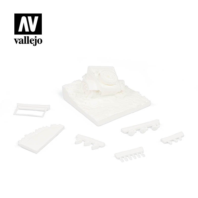 Vallejo SC008 Base Kubelwagen (Avant) 1/35  – immagine 2