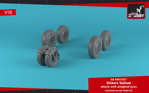 Armory Models AW72421 Roues AW Valiant avec pneus lestés 1/72 – immagine 4