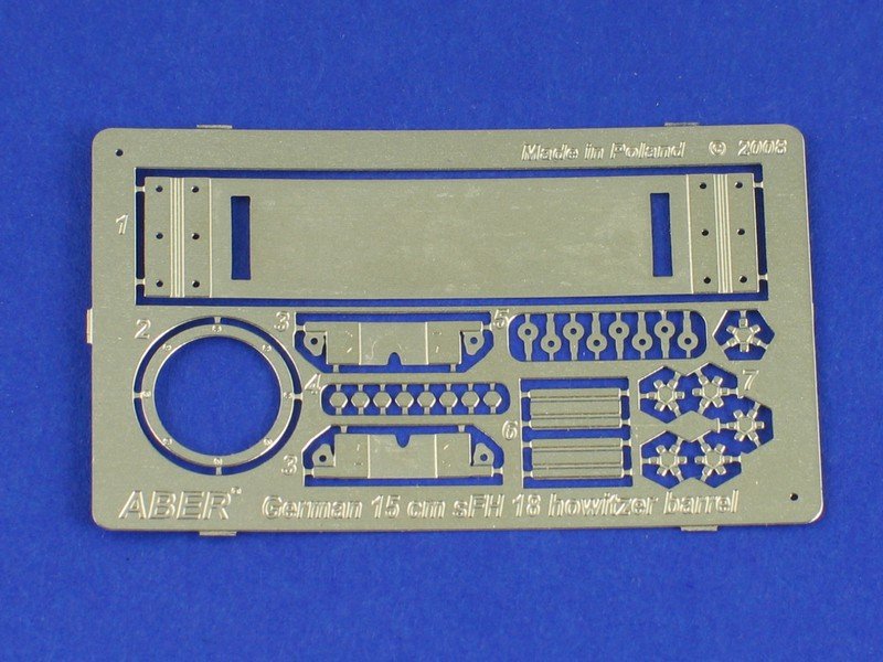 Canon d&amp;#39;obusier allemand Aber 35L-066 de 15 cm L/29,5 pour sFH 18 et Hummel (1/35) – image 4
