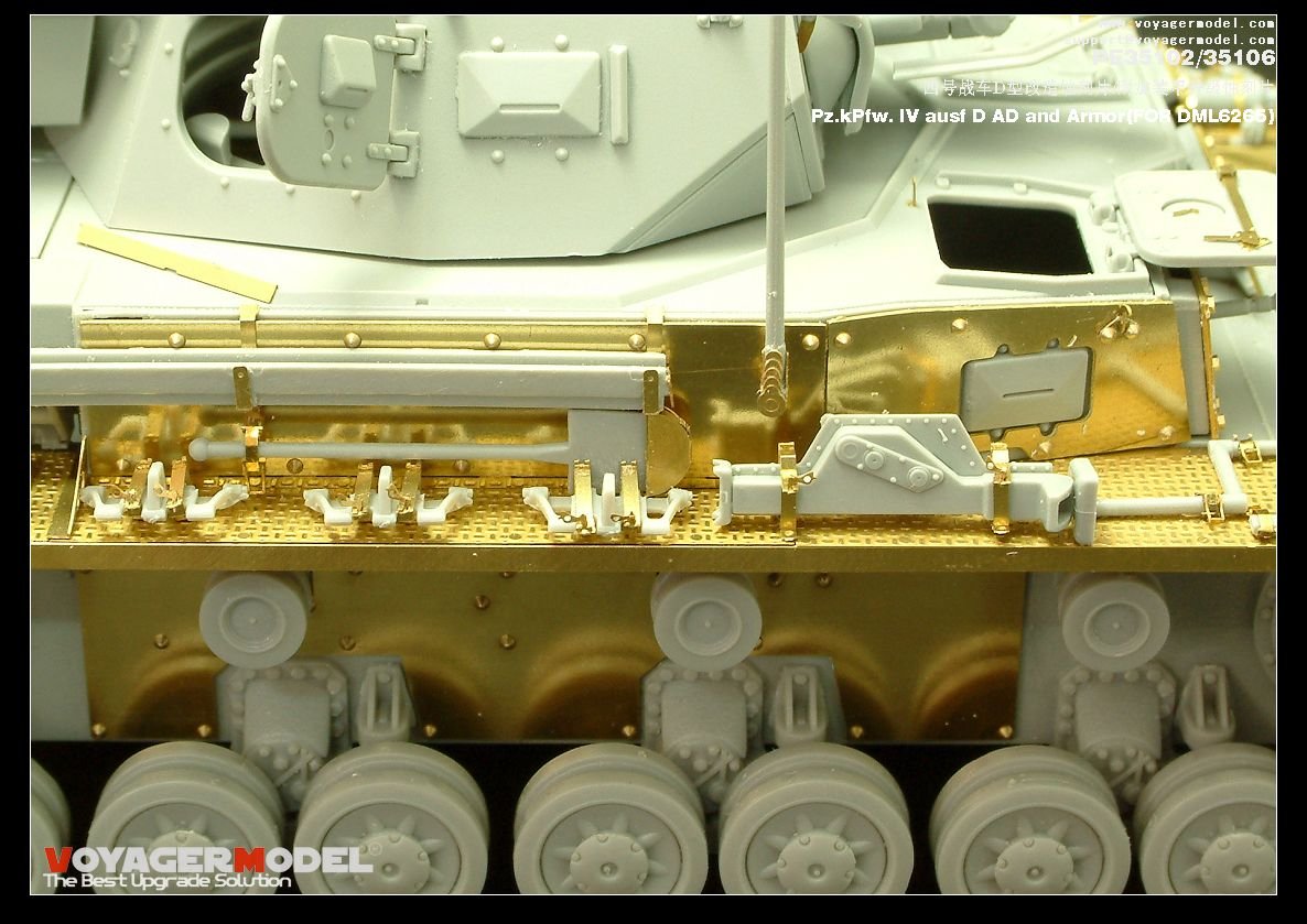 Modèle Voyager PE35106 Pz.kPfw. IV ausf D AD Armure 1/35 – image 10