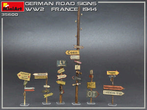 MiniArt 35600 PANNEAUX DE ROUTE ALLEMANDS SECONDE GUERRE MONDIALE (FRANCE 1944) 1/35 – image 4