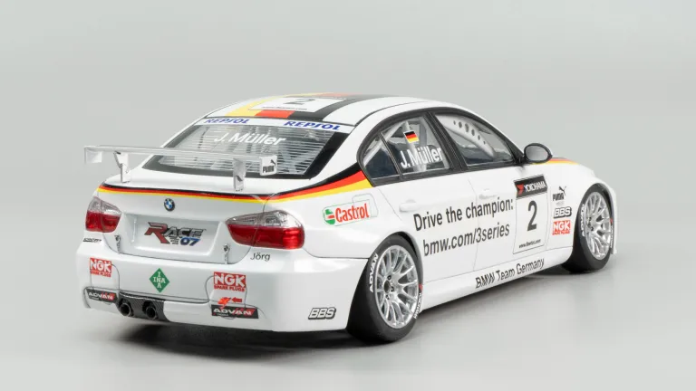 Nunu PN24037 BMW 320si E90 2008 WTCC Brands Hatch Winner 1/24 – zdjęcie 3