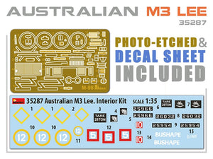 MiniArt 35287 AUSTRALIEN M3 LEE. KIT INTÉRIEUR 1/35 – immagine 5