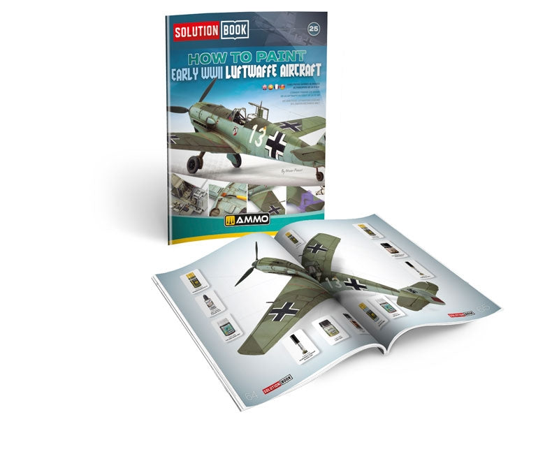 AMMO of Mig Jimenez 7730 SOLUTION BOX 25 - Early WWII Luftwaffe Aircraft – zdjęcie 5