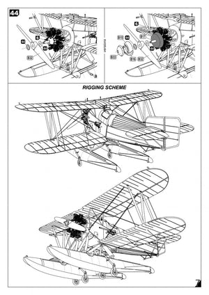 Armory Models 48004 Fairey Flycatcher, chasseur hydravion britannique FAA de l&amp;#39;entre-deux-guerres, version tardive (métal) 1/48 – image 9