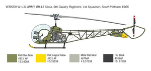 Italeri 2820 OH-13 Sioux 1/48  – immagine 4
