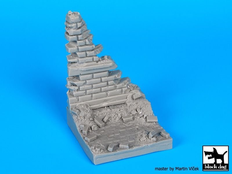 Black Dog D35056 Mur en ruine n°3 socle 1/35 – image 6