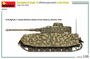 MiniArt 35346 Pz.Kpfw.IV Ausf. H Nibelungenwerk Tard Prod. Septembre-Octobre 1943 1/35 – image 5