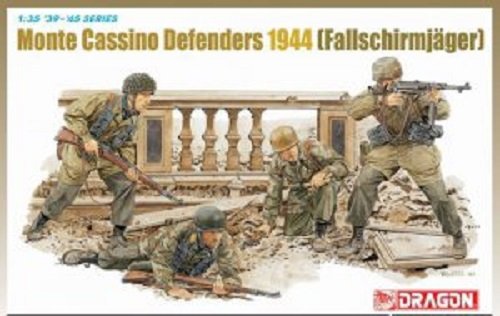 Dragon 6514 Monte Cassino Defenders 1944 Fallschirmjager (4 Figures Set) 1/35