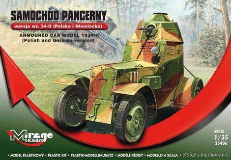 Mirage Hobby 355020 MODÈLE DE VOITURE BLINDÉE 1934/II (Version polonaise et allemande) (1/35)