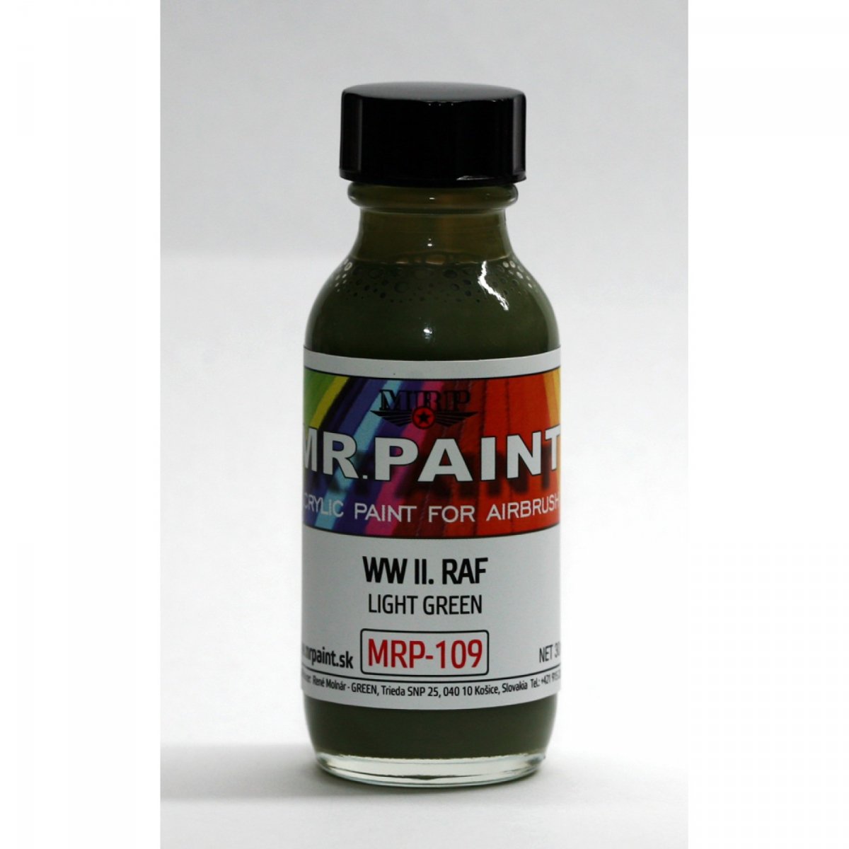 Peinture MR. Paint MRP-109 Vert clair WWII RAF 30 ml – immagine 2