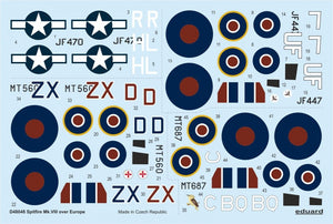 Eduard D48048 Spitfire Mk.VIII au-dessus de l&amp;#39;Europe EDUARD 1/48