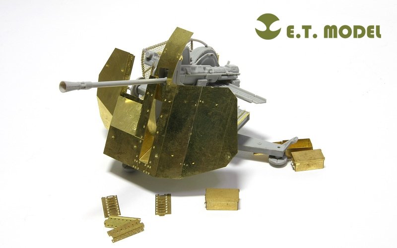 Maquette ET E35-026 Canon antiaérien allemand FLAK 43 de 3,7 cm de la Seconde Guerre mondiale (pour TRUMPETER 02311) (1/35) – image 2