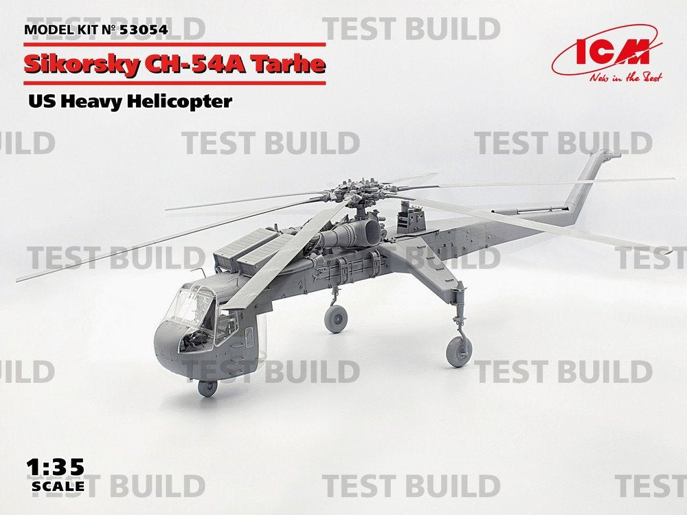 ICM 53054 Sikorsky CH-54A Tarhe Hélicoptère lourd américain 1/35  – immagine 4