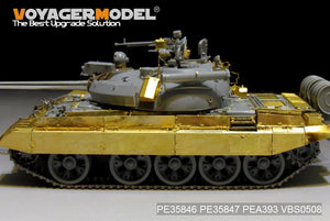 Garde-boues/couvercles de chenilles Voyager Model PE35847 pour char moyen russe T-55AM, compatible avec la maquette TAKOM 2041 au 1/35 – image 3