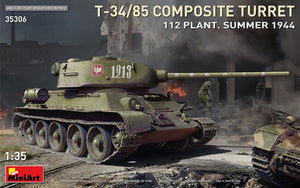 TOURELLE COMPOSITE MiniArt 35306 T-34/85. 112 USINE. ÉTÉ 1944 1/35