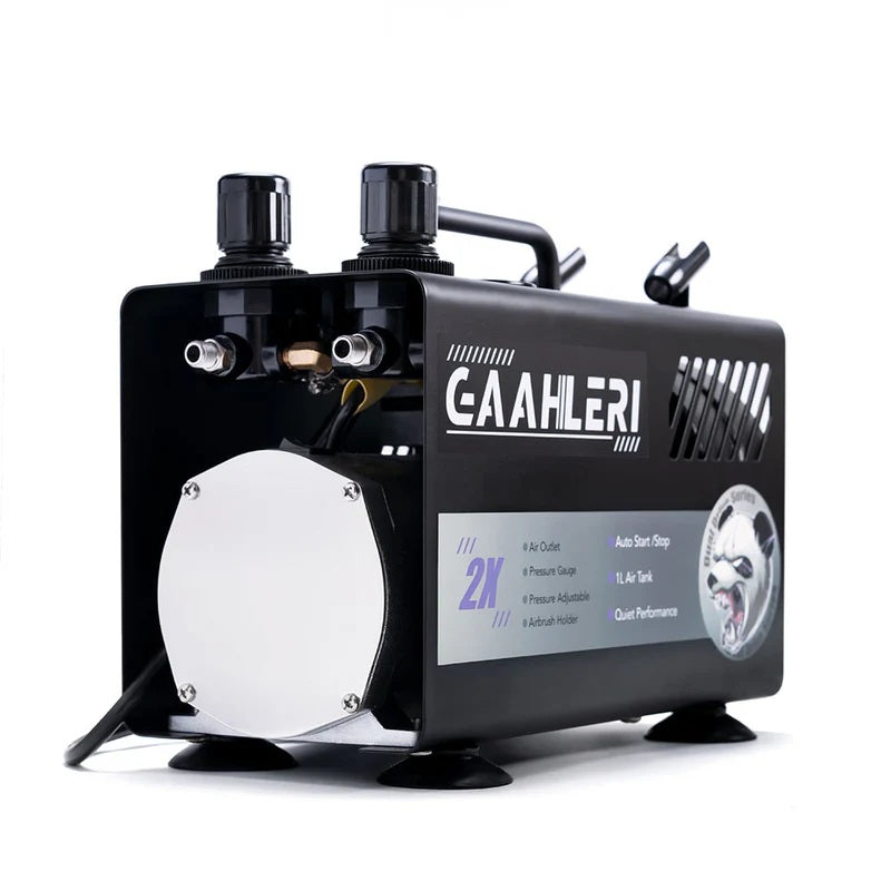 Gaahleri 43127 Dual Drive Series Airbrush Kit Compressor GT-918 – image 6