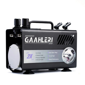 Gaahleri 43127 Dual Drive Series Airbrush Kit Compressor GT-918 – image 7