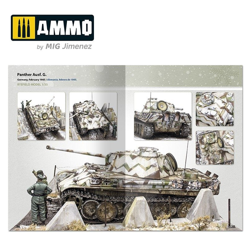 Munitions du MiG 6039 : Comment peindre des chars allemands de la Seconde Guerre mondiale en hiver (multilingue : anglais - espagnol) – image 7