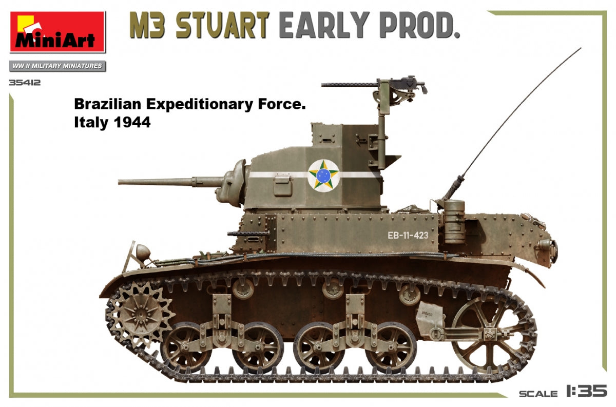 MiniArt 35412 M3 STUART EARLY PROD. 1/35 – zdjęcie 6
