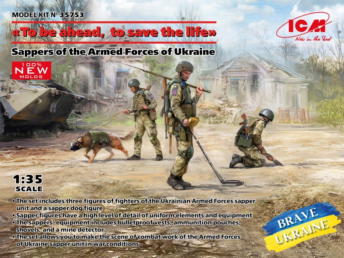 ICM 35753 Être en avance, sauver des vies - Sapeurs des Forces armées ukrainiennes 1/35 