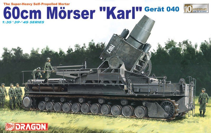 Dragon 6179 60cm Morser Karl 1/35