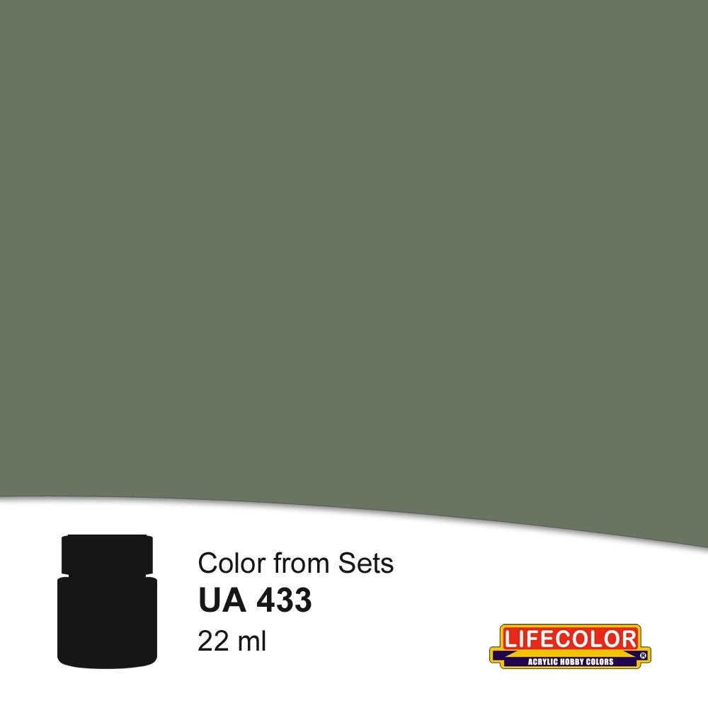 Lifecolor UA433 Polonais Vert Foncé Casque 22ml