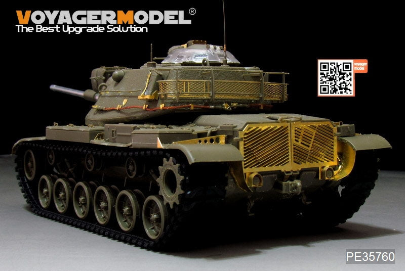 Maquette Voyager PE35760 Char de combat principal américain moderne M60A1 pour AFV 35060, échelle 1/35 – image 6
