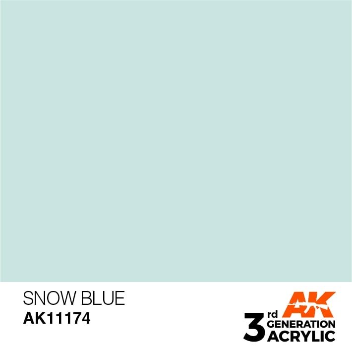 AK Interactive AK11174 BLEU NEIGE – STANDARD 17 ml