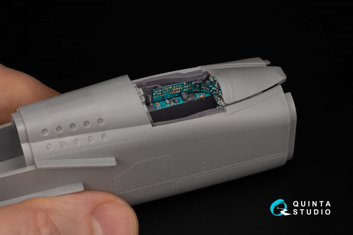 Quinta Studio QD+48560 MiG-25PD Intérieur imprimé en 3D et coloré sur papier décalcomanie (ICM) (avec pièces en résine imprimées en 3D) 1/48 – immagine 10