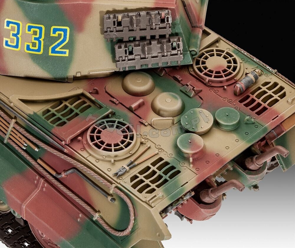 Revell 63249 Tiger II Ausf.B Henschel Tourelle, modèle 1/35 – image 4