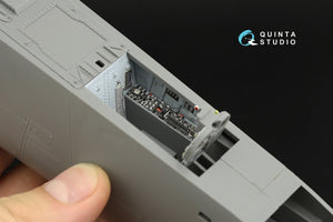 Intérieur imprimé en 3D et coloré sur papier décalcomanie Quinta Studio QD32111 F/A-18A++ (Academy) 1/32 – imagen 10