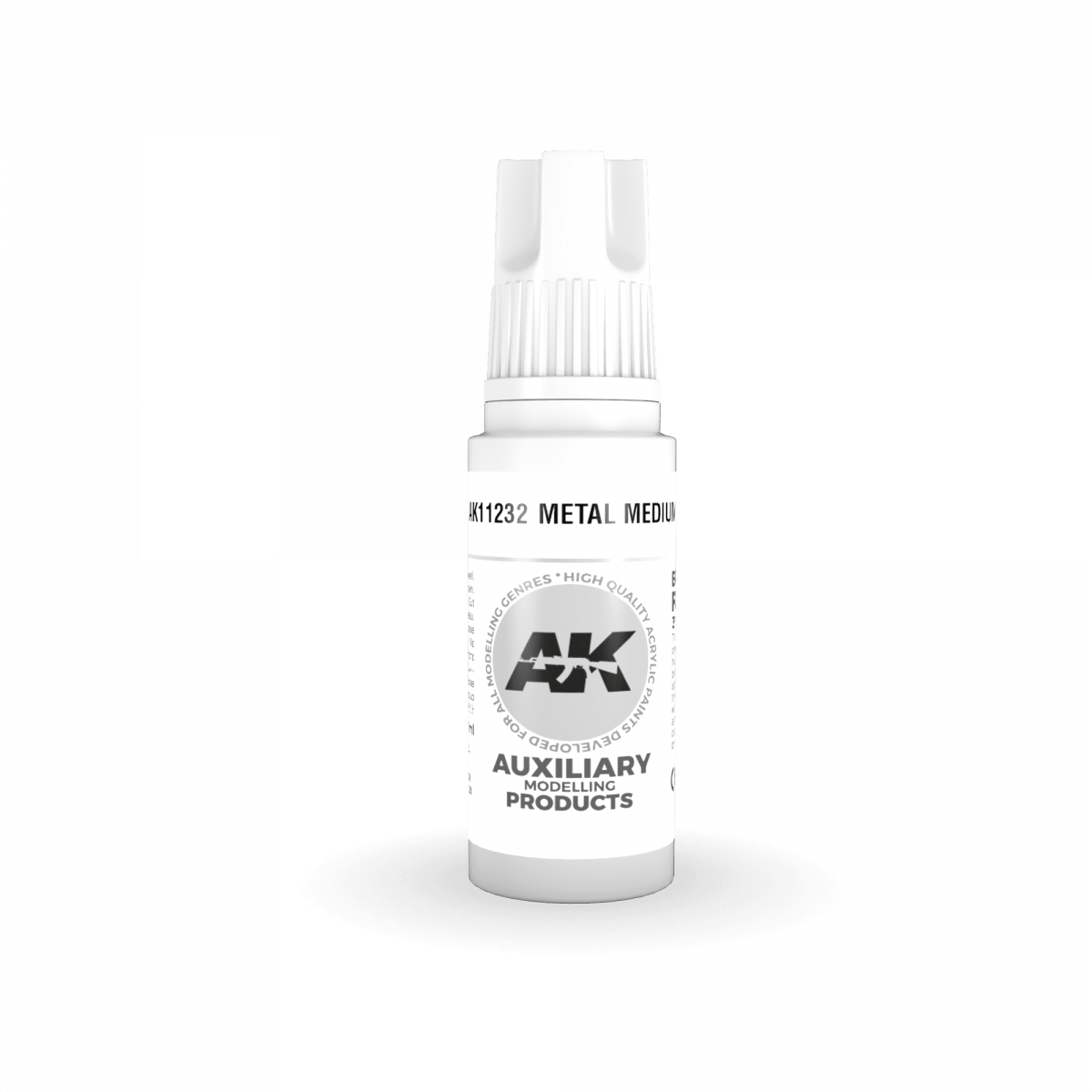 AK Interactive AK11232 METAL MEDIUM – AUXILIAIRE 17 ml – imagen 2
