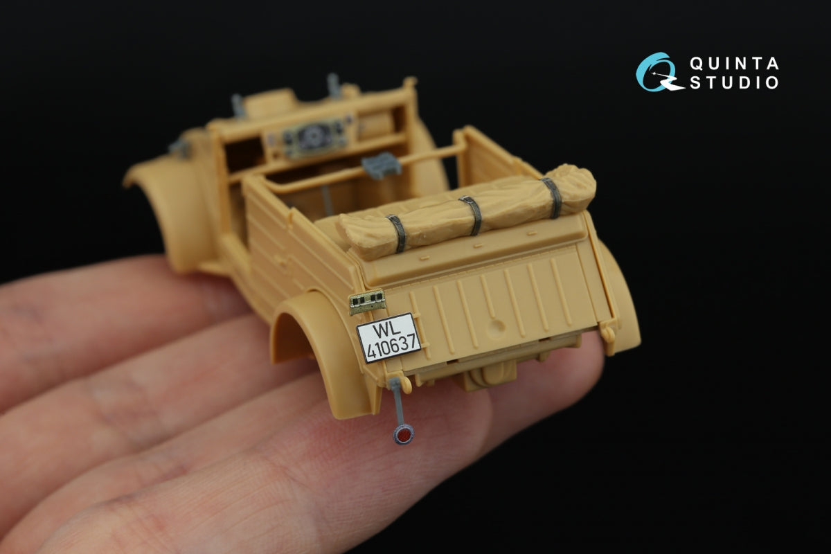 Quinta Studio QD+48546 Kubelwagen Type 82 3D-Printed &amp;amp; colored Interior on decal paper (Tamiya) (with 3D-printed resin parts) 1/48 – image 8