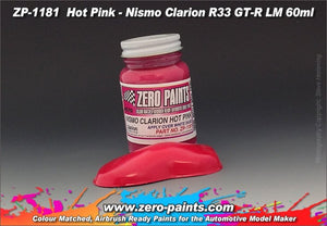 Peinture Zero Paints ZP-1181 Rose vif - Nismo Clarion R33 GT-R LM 60 ml