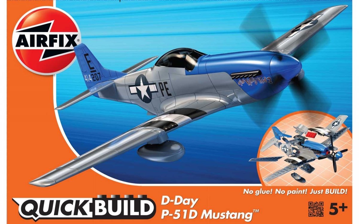Maquette Airfix 6046 QUICKBUILD P-51D Mustang du Jour J