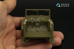 Intérieur imprimé en 3D et coloré sur papier décalcomanie (Tamiya) Quinta Studio QD35052 GMC CCKW 353 (cabine ouverte) 1/35 – immagine 7