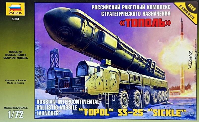 Lance-missiles balistiques Zvezda 5003 Topol SS-25 Sickle 1/72