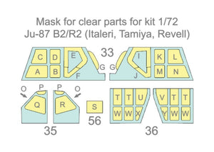 Omask 57005 Ju-87 B2/R2 (Italeri, Revell, Tamiya, Zvezda) 1/72 – immagine 2