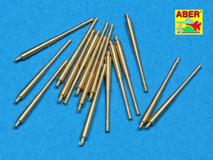 Aber 350L-13 Ensemble de 16 canons SFLAK de 105 mm SKC/33 utilisés dans l&amp;#39;affût C/31 pour les navires de guerre allemands (1/350)