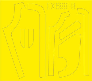 Panneaux anti-éblouissement Eduard EX688 B-17G (production VE) 1/48 HKM  – image 2