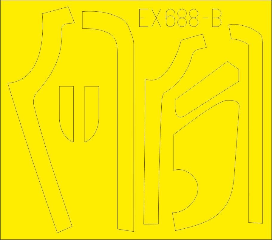 Panneaux anti-éblouissement Eduard EX688 B-17G (production VE) 1/48 HKM  – image 2
