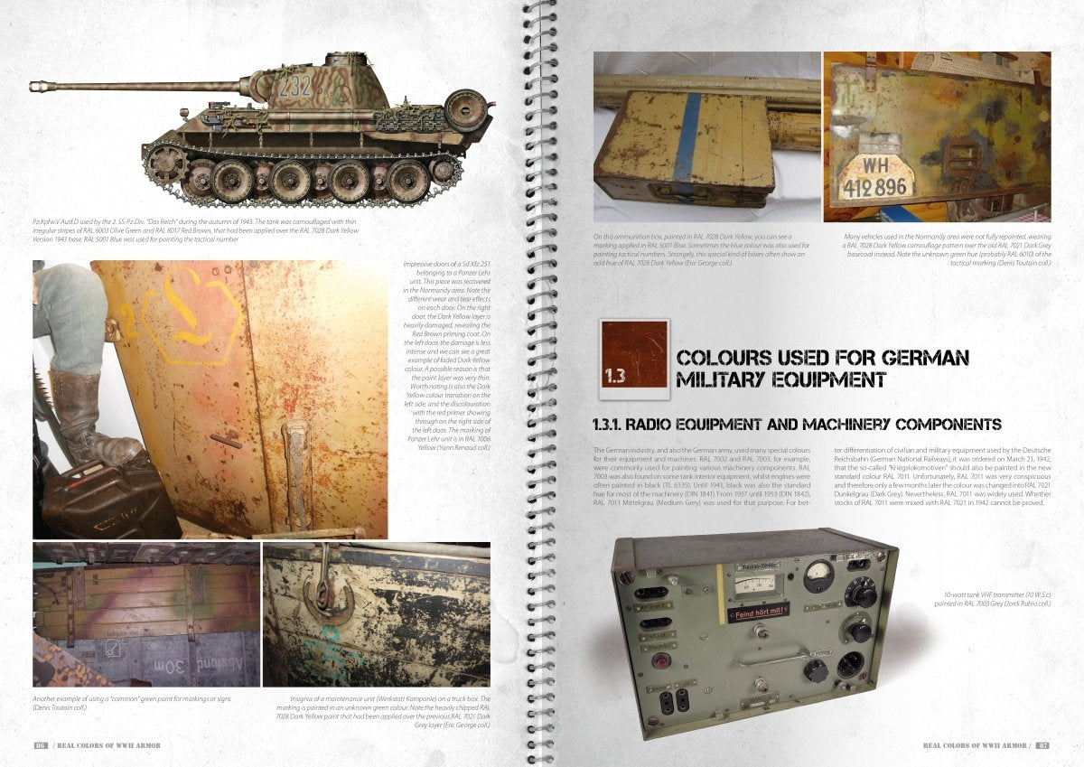 AK Interactive AK299 COULEURS RÉELLES DES ARMURES DE LA SECONDE GUERRE MONDIALE – NOUVELLE 2E VERSION AMÉLIORÉE ET MISE À JOUR (EN) – image 4
