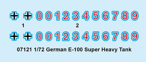 Trumpeter 07121 Char super-lourd allemand E-100 1/72 – immagine 3